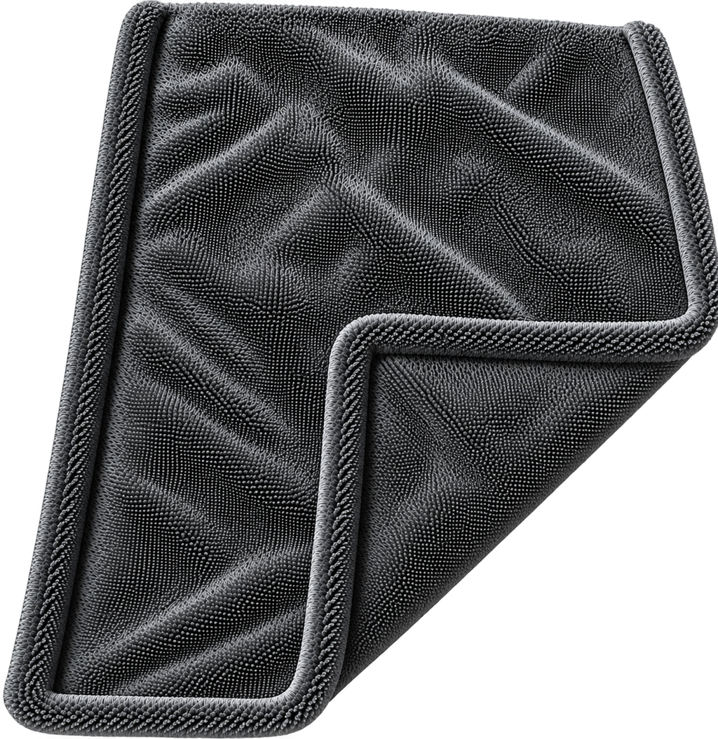 Mikrofiber Håndklæde 90X60 1200GSM Grå