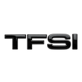 Audi TFSI logo i sort