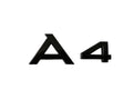 Audi A4 logo i sort