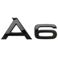 Audi A6 logo i sort