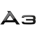 Audi A3 Emblem i sort