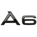 Audi A6 logo i sort