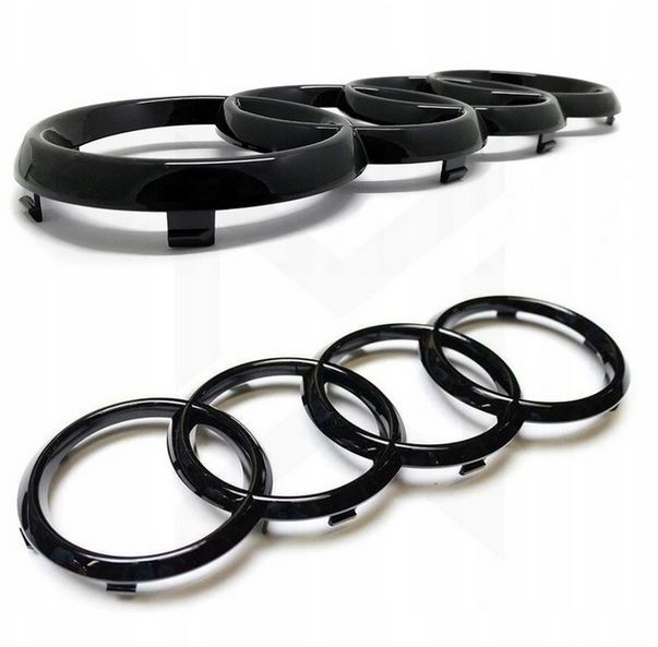 Audi front Logo Blank Sort 273 × 93 mm