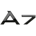 Audi A7 logo i sort