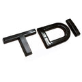 Audi TDI logo i sort
